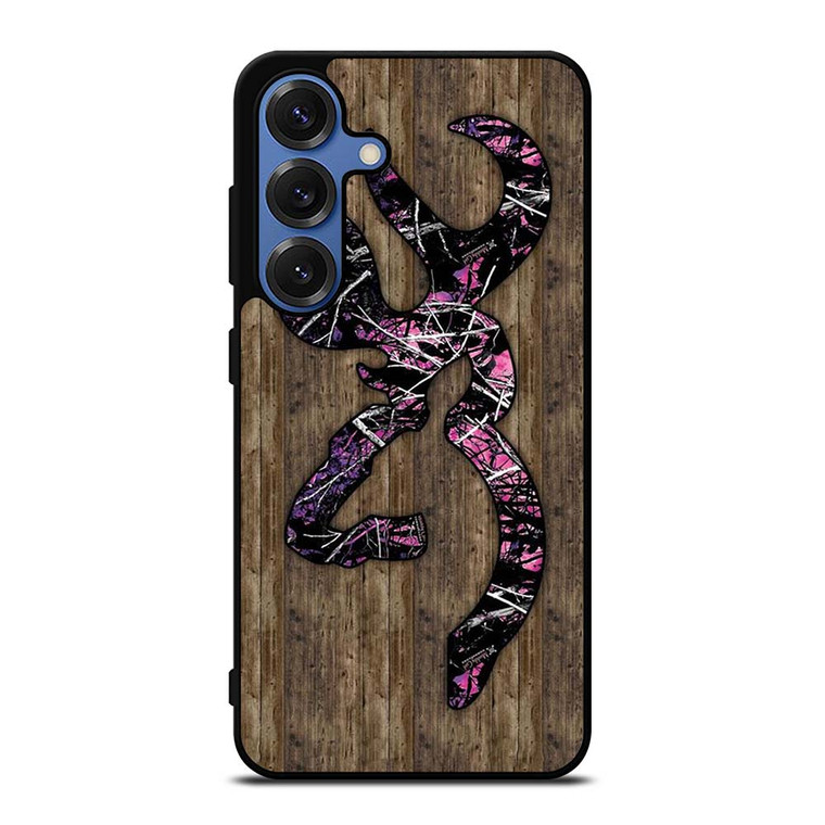 CAMO BROWNING PINK WOOD Samsung Galaxy S25 Case Cover CAMO BROWNING PINK WOOD Samsung Galaxy S25 Case Cover