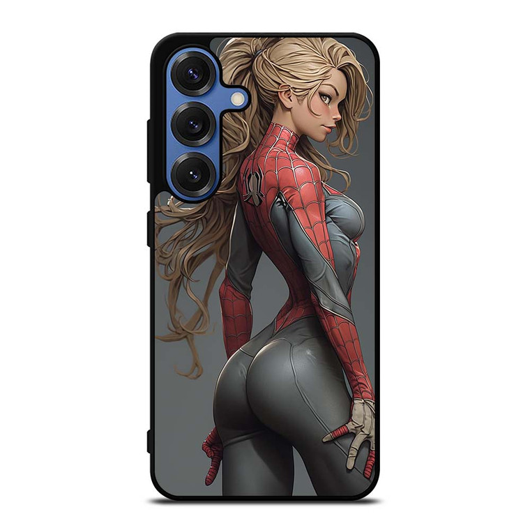CARTOON SPIDER GIRL SEXY MARVEL COMICS Samsung Galaxy S25 Case Cover