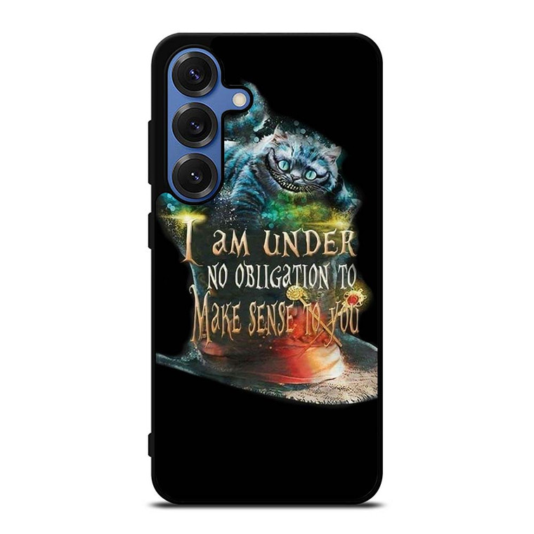 CHESHIRE CAT QUOTE ALICE IN WONDERLAND Samsung Galaxy S25 Case Cover