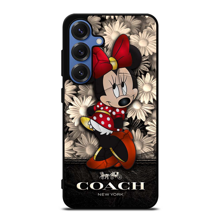 COACH FLOWER MINNIE MOUSE Samsung Galaxy S25 Case Cover