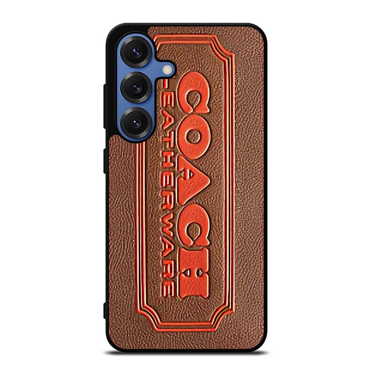 COACH LEATHERWARE EMBOSS Samsung Galaxy S25 Case Cover