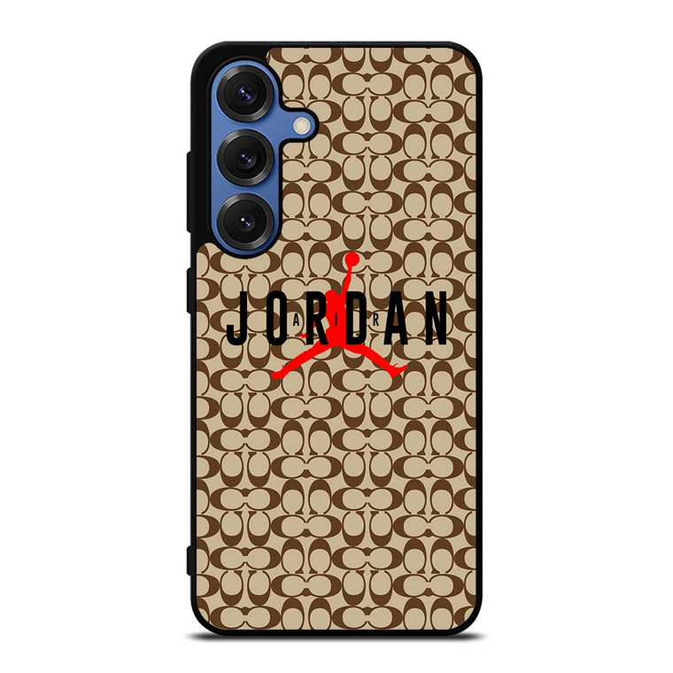 COACH NEW YORK AIR JORDAN BROWN Samsung Galaxy S25 Case Cover