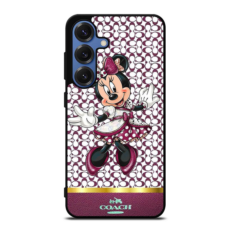 COACH NEW YORK LOGO MINNIE MOUSE DISNEY Samsung Galaxy S25 Case Cover