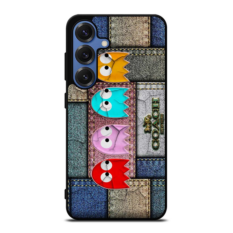 COACH NEW YORK PAC MAN Samsung Galaxy S25 Case Cover