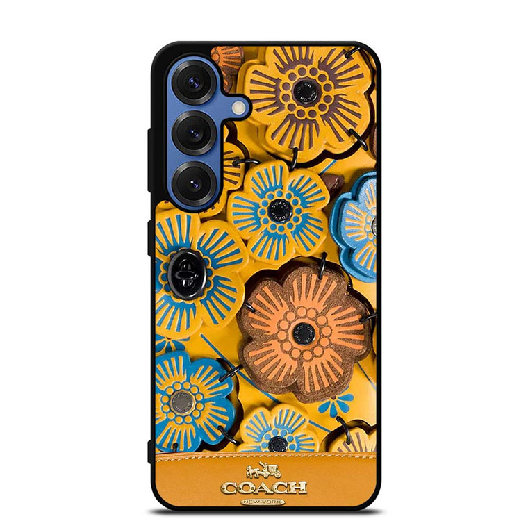COACH NEW YORK ROSE TEA Samsung Galaxy S25 Case Cover