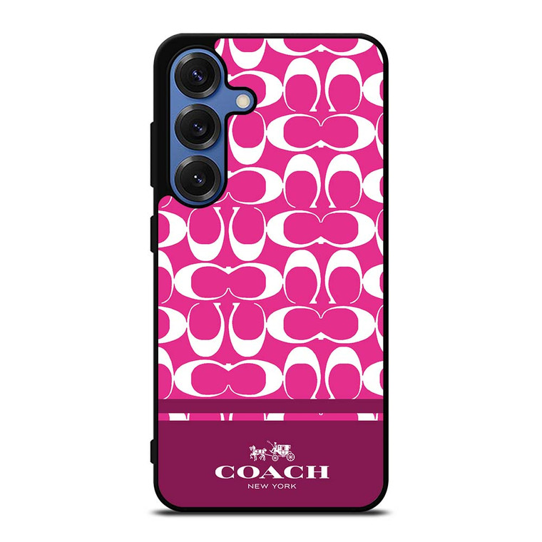 COACH PINK NEW YORK Samsung Galaxy S25 Case Cover