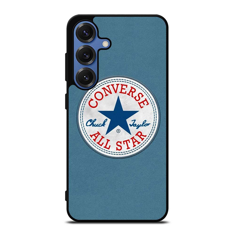 CONVERSE SNEAKERS LOGO BLUE Samsung Galaxy S25 Case Cover CONVERSE SNEAKERS LOGO BLUE Samsung Galaxy S25 Case Cover