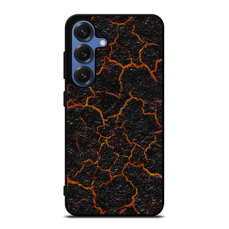 CRACKED LAVA TEXTURE Samsung Galaxy S25 Case Cover