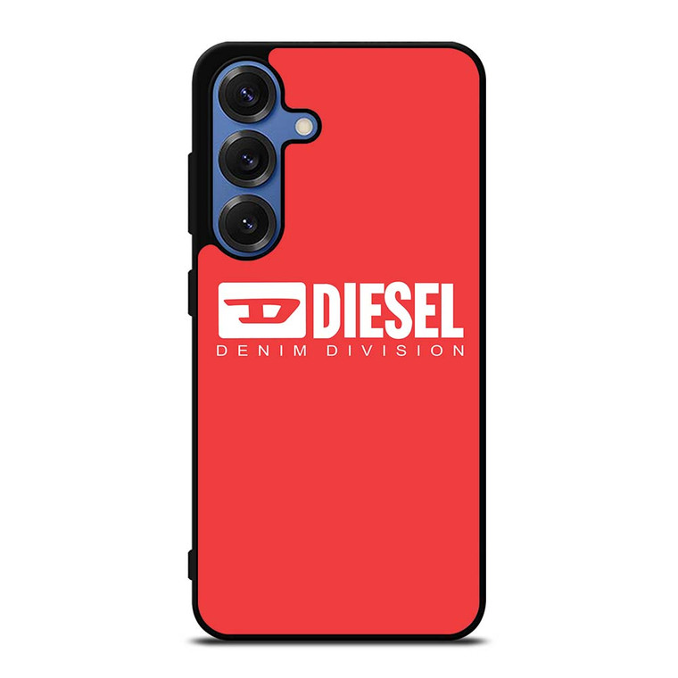 DIESEL LOGO DENIM DIVISION Samsung Galaxy S25 Case Cover DIESEL LOGO DENIM DIVISION Samsung Galaxy S25 Case Cover