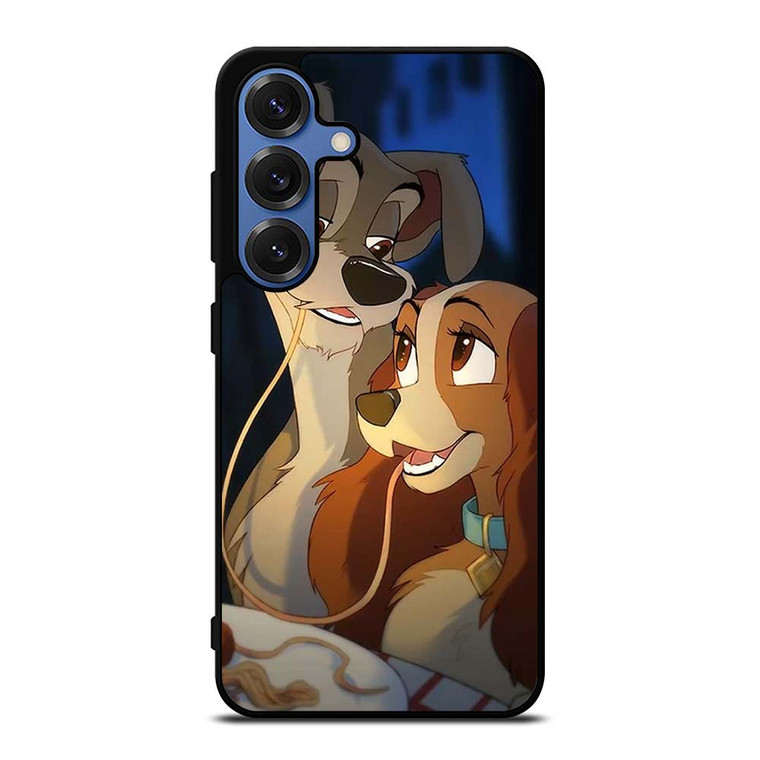 DISNEY CARTOON LADY AND THE TRAMP Samsung Galaxy S25 Case Cover