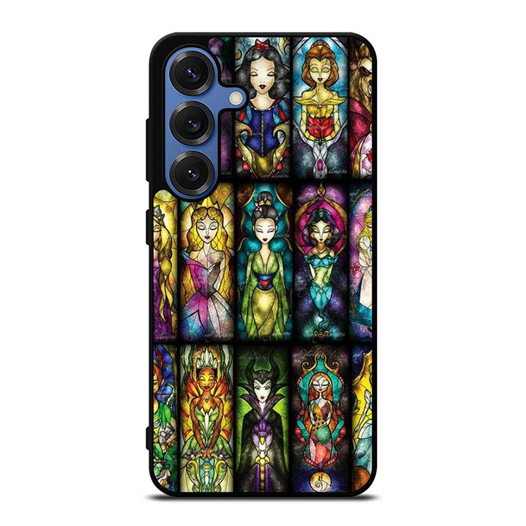 DISNEY PRINCESS STAINED GLASS Samsung Galaxy S25 Case Cover
