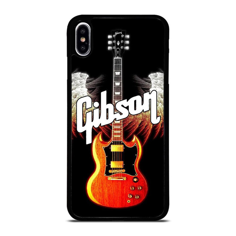 GIBSON GUITAR WINGS LOGO iPhone XS Max Case Cover