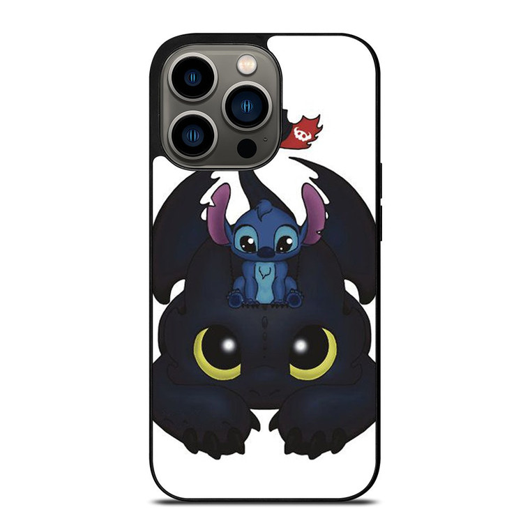 TOOTHLESS AND STITCH CUTE iPhone 13 Pro Case Cover