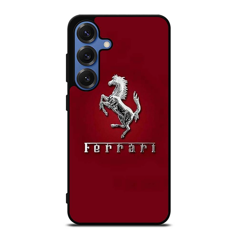 FERRARI LOGO RED Samsung Galaxy S25 Case Cover