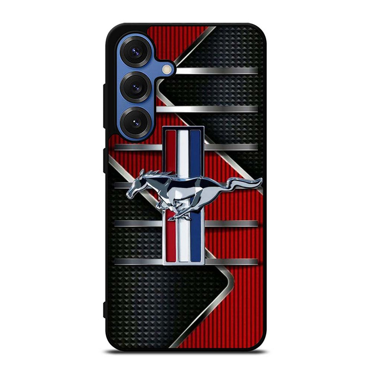 FORD MUSTANG METAL LOGO Samsung Galaxy S25 Case Cover