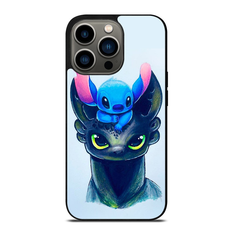 TOOTHLESS AND STITCH ART iPhone 13 Pro Case Cover