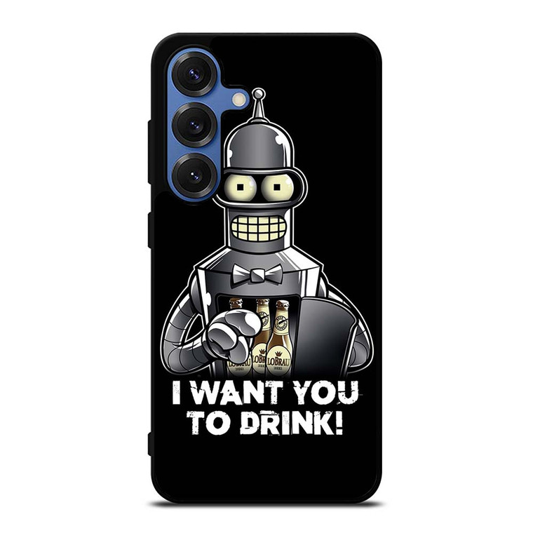 FUTURAMA BENDER QUOTE Samsung Galaxy S25 Case Cover