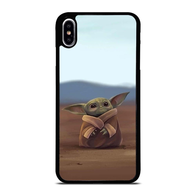 BABY YODA  CUTE STAR WARS iPhone XS Max Case Cover