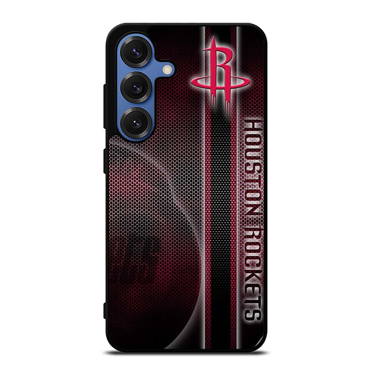 HOUSTON ROCKETS METAL LOGO Samsung Galaxy S25 Case Cover