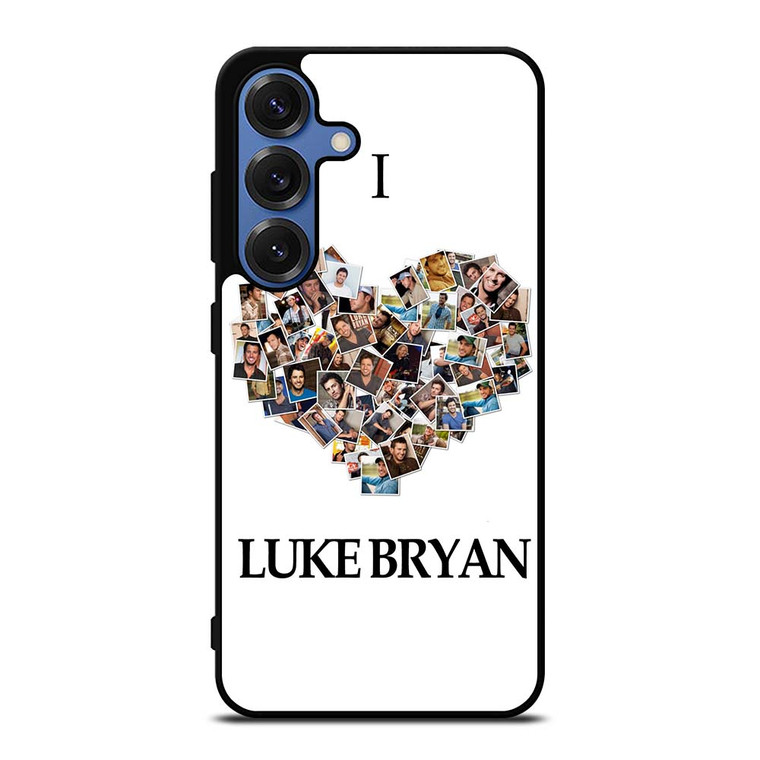 I LOVE LUKE BRYAN COLLAGE Samsung Galaxy S25 Case Cover
