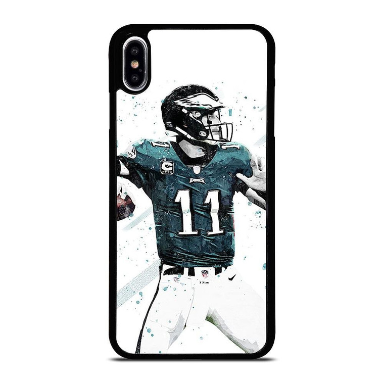 CARSON WENTZ  PHILADELPHIA EAGLES FOOTBALL iPhone XS Max Case Cover