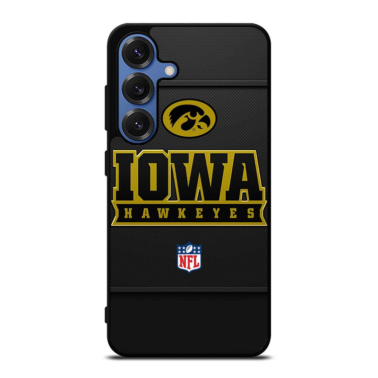 IOWA HAWKEYES CARBON LOGO Samsung Galaxy S25 Case Cover
