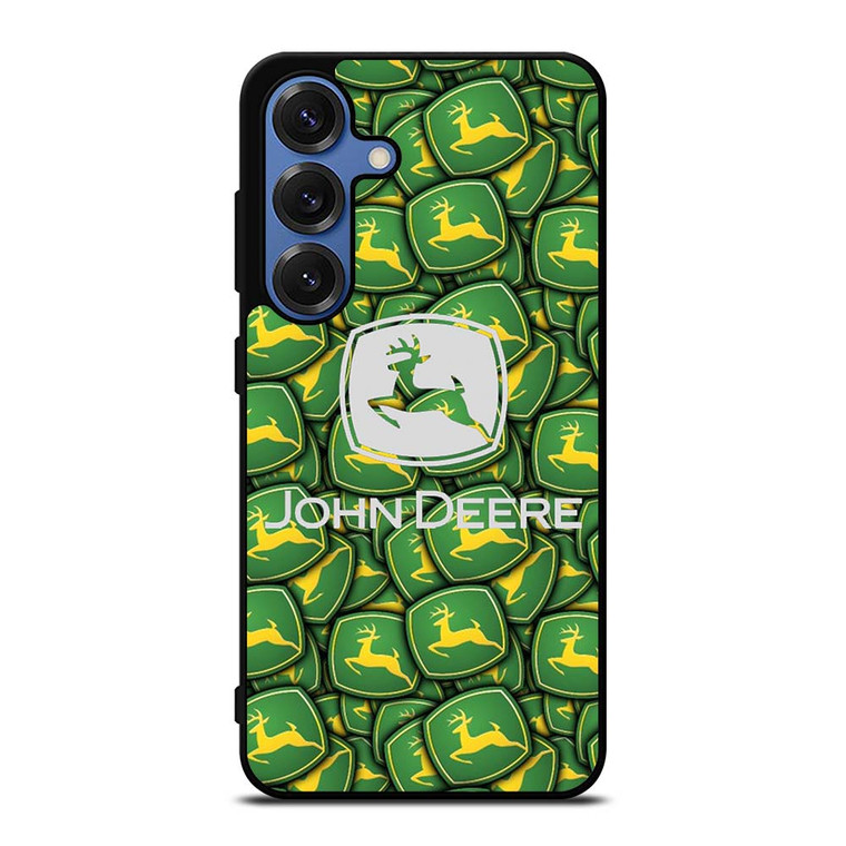 JOHN DEERE LOGO PATTERN 2 Samsung Galaxy S25 Case Cover