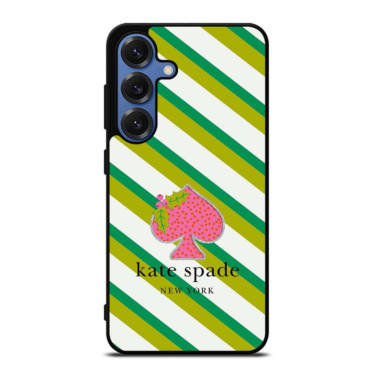 KATE SPADE NEW YORK LOGO FRUITY GREEN Samsung Galaxy S25 Case Cover