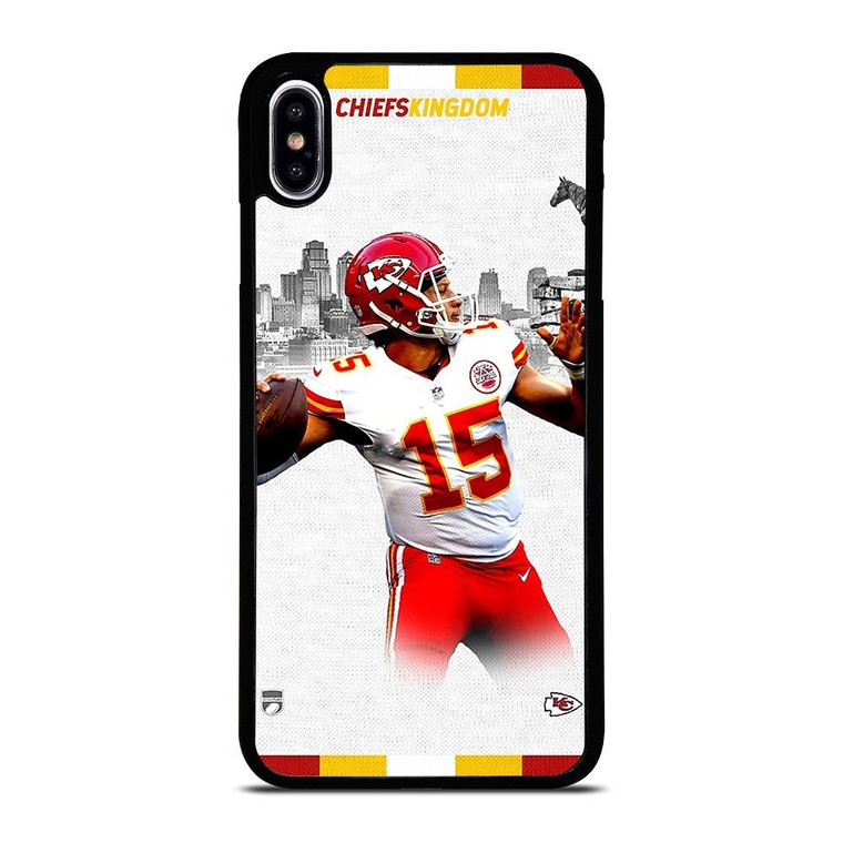 KANSAS CITY PATRICK MAHOMES NFL FOOTBALL iPhone XS Max Case Cover