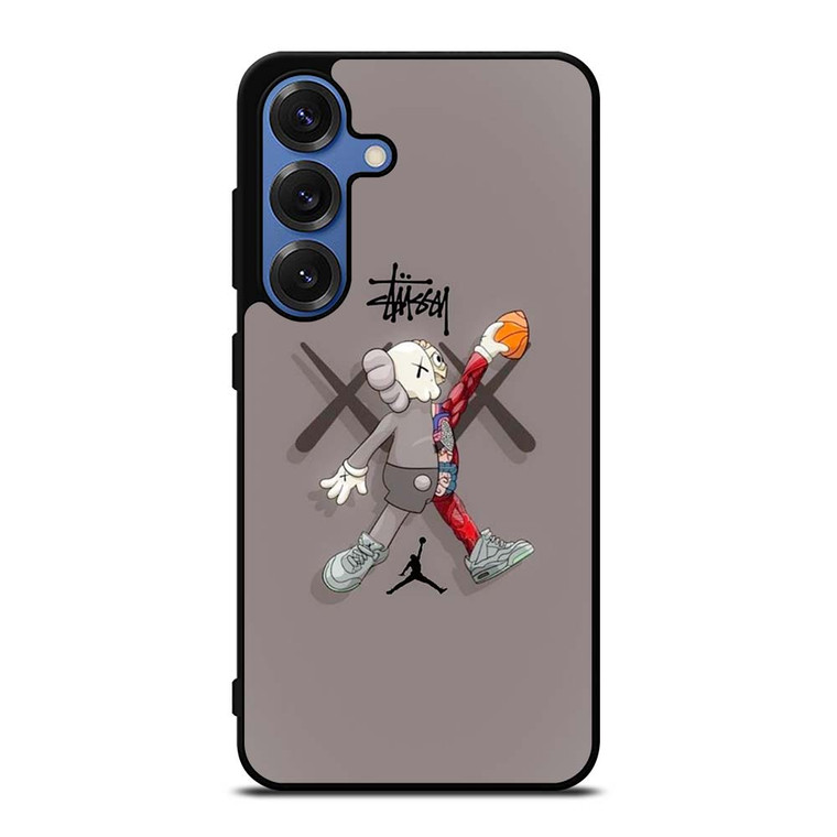 KAWS AIR JORDAN STUSSY Samsung Galaxy S25 Case Cover
