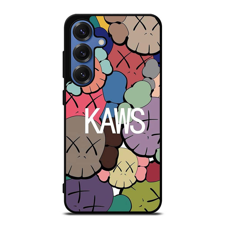 KAWS ICON FASHION FACES Samsung Galaxy S25 Case Cover