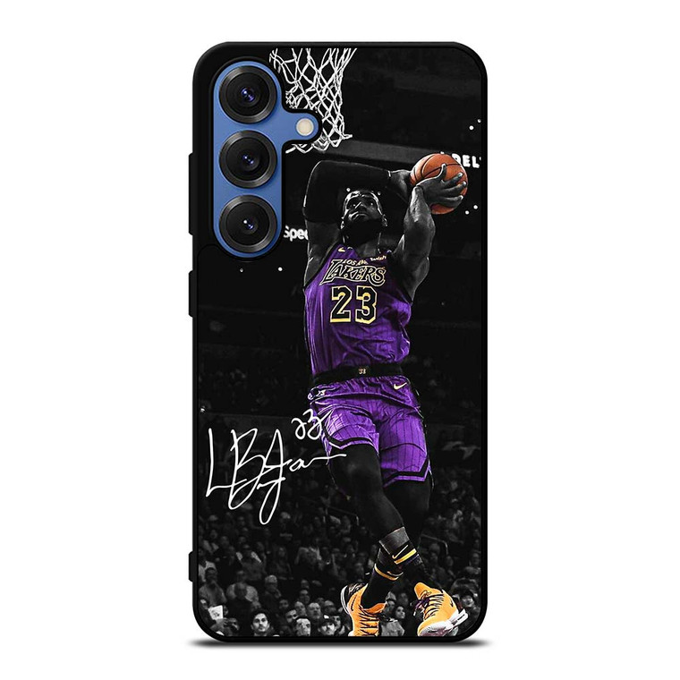 LEBRON JAMES DUNK LA LAKERS Samsung Galaxy S25 Case Cover