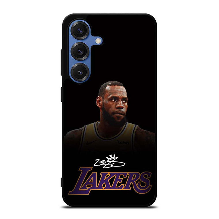 LEBRON JAMES LA LAKERS AUTOGRAPH Samsung Galaxy S25 Case Cover