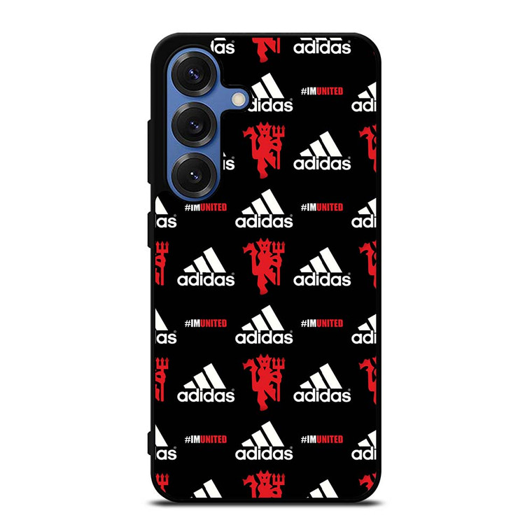 MANCHESTER UNITED ADIDAS PATTERN Samsung Galaxy S25 Case Cover