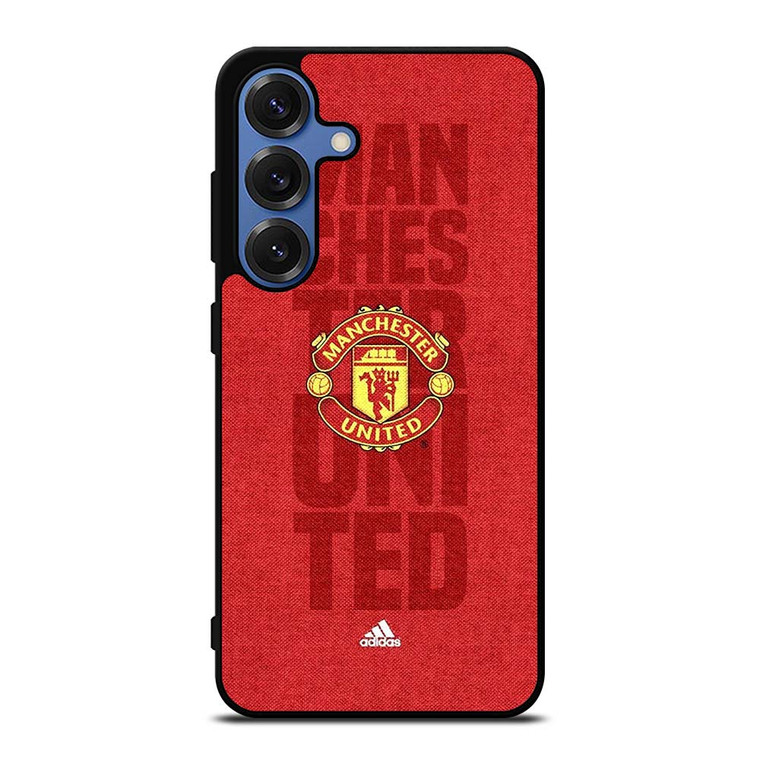 MANCHESTER UNITED FC LOGO ADIDAS Samsung Galaxy S25 Case Cover