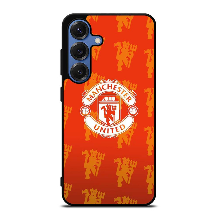 MANCHESTER UNITED FC LOGO RED DEVILS Samsung Galaxy S25 Case Cover