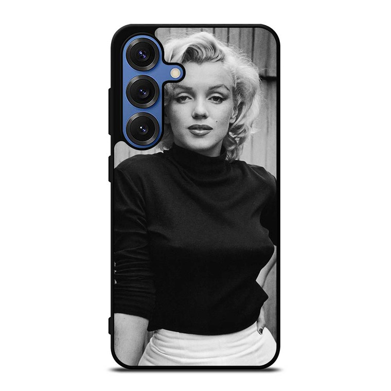 MARILYN MONROE BLACK WHITE Samsung Galaxy S25 Case Cover