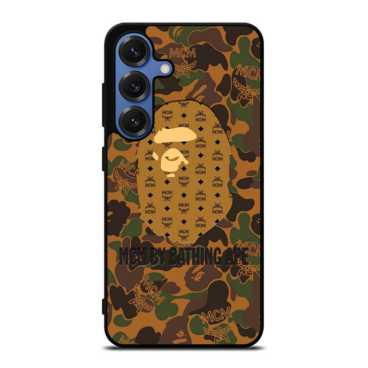 MCM BY BATHING APE CAMO Samsung Galaxy S25 Case Cover