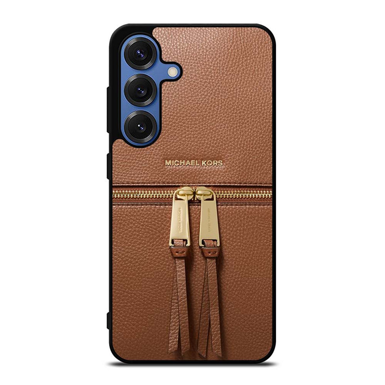 MICHAEL KORS MK LOGO BACKPACK BAG BROWN Samsung Galaxy S25 Case Cover