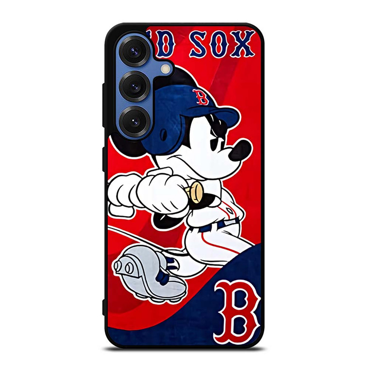 MICKEY MOUSE BOSTON RED SOX Samsung Galaxy S25 Case Cover