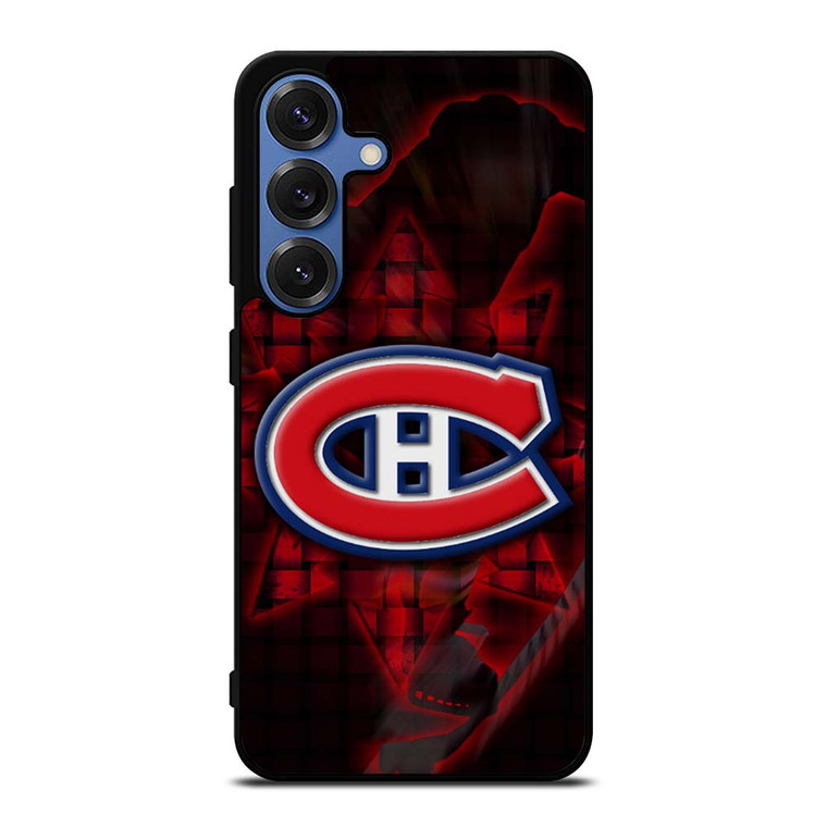 MONTREAL CANADIENS RED GLOW SYMBOL Samsung Galaxy S25 Case Cover MONTREAL CANADIENS RED GLOW SYMBOL Samsung Galaxy S25 Case Cover