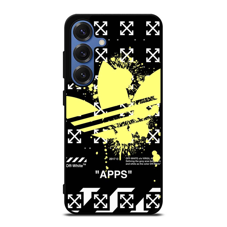 OFF WHITE X ADIDAS YELLOW Samsung Galaxy S25 Case Cover