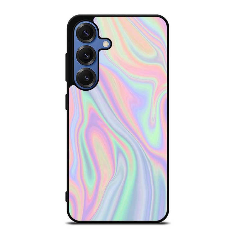 PASTEL COLOR ABSTRACT LIQUID Samsung Galaxy S25 Case Cover