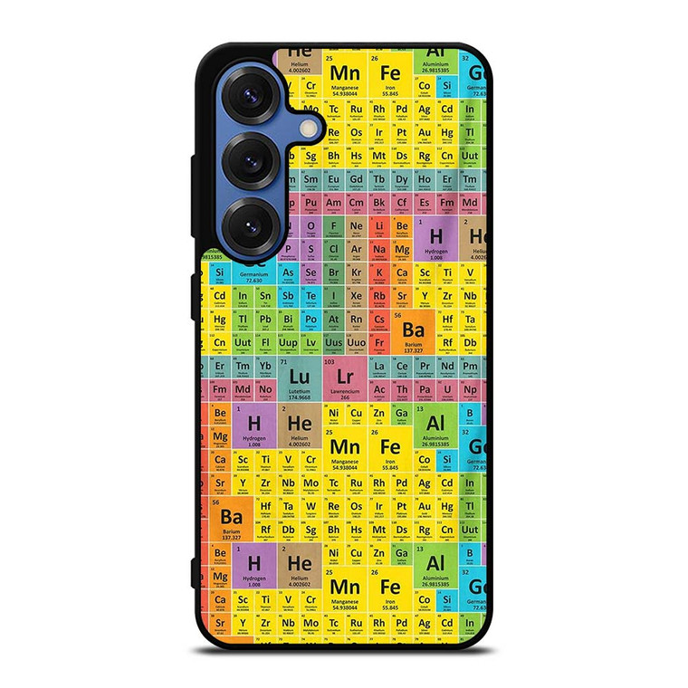 PERIODICAL TABLE SHEET Samsung Galaxy S25 Case Cover