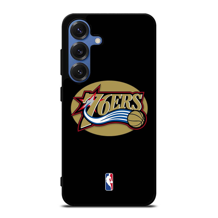 PHILADELPHIA 76ERS NBA GOLD LOGO Samsung Galaxy S25 Case Cover
