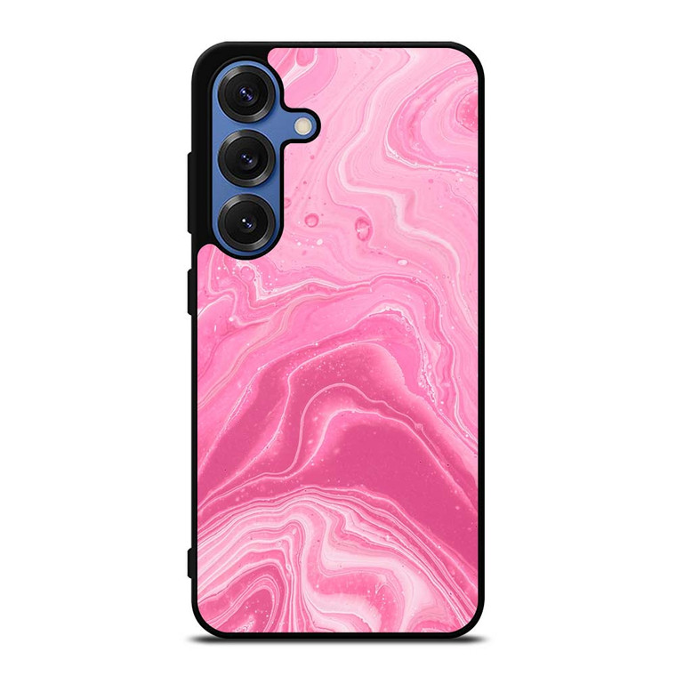 PINK LIQUID TEXTURES Samsung Galaxy S25 Case Cover