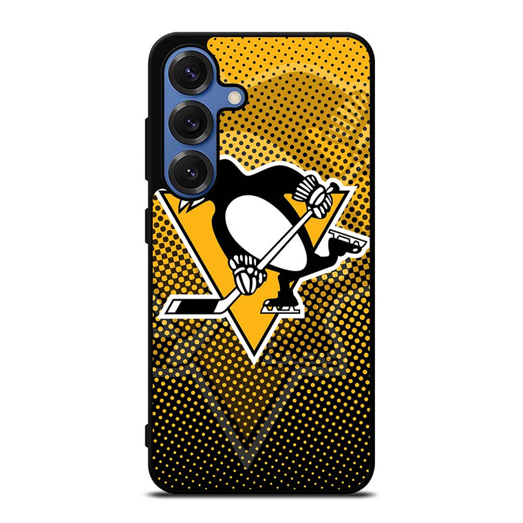 PITTSBURGH PENGUINS NHL HALFTONE Samsung Galaxy S25 Case Cover