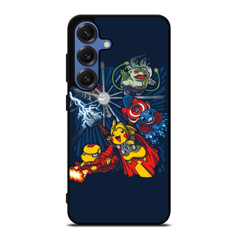 POKEMON AVENGERS CUTE Samsung Galaxy S25 Case Cover