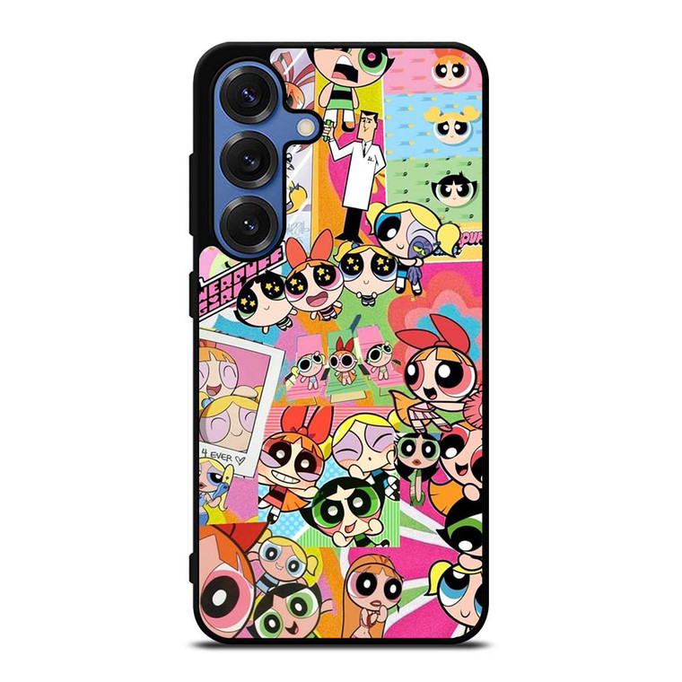 POWERPUFF GIRLS CARTOON NETWORK COLLAGE Samsung Galaxy S25 Case Cover