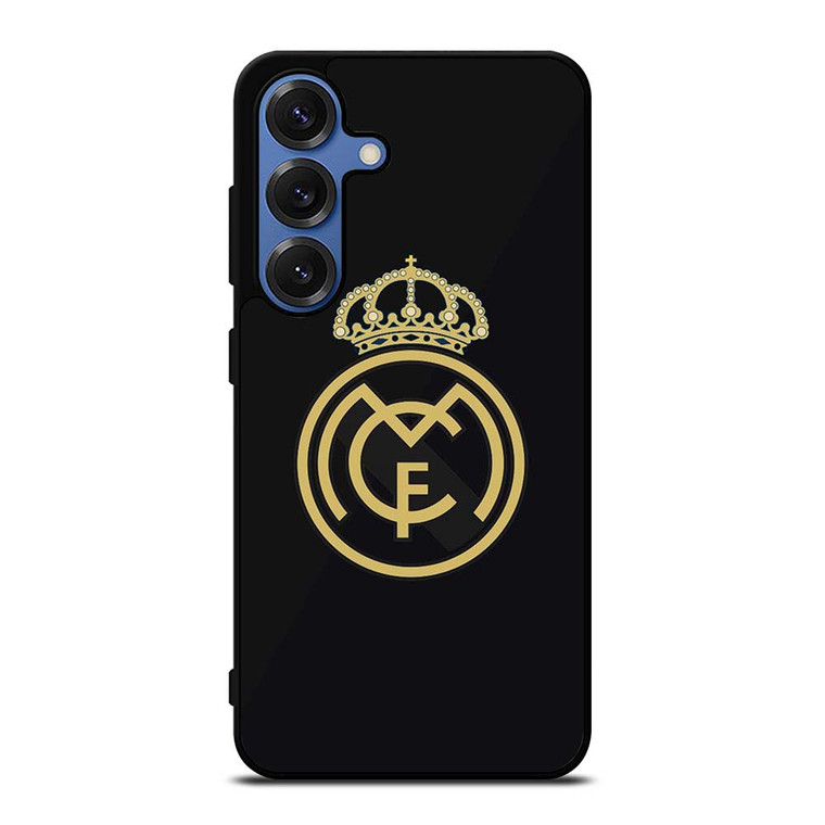 REAL MADRID CF LOGO BLACK Samsung Galaxy S25 Case Cover